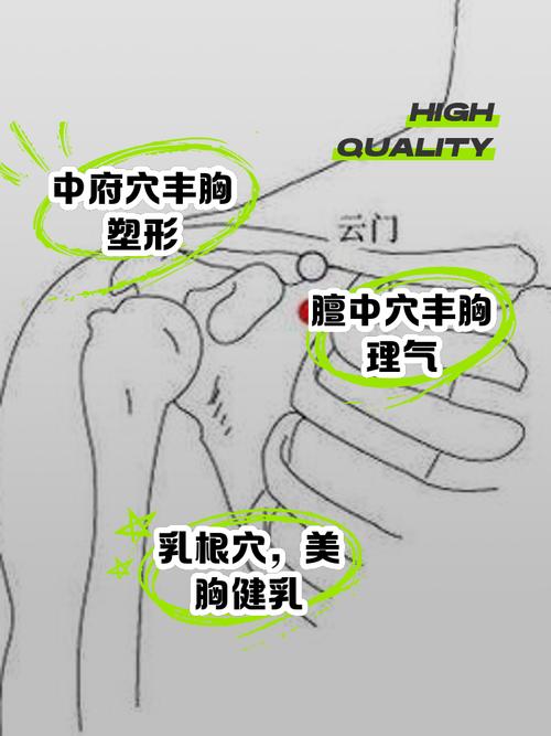 丰胸 按摩 背部 穴位