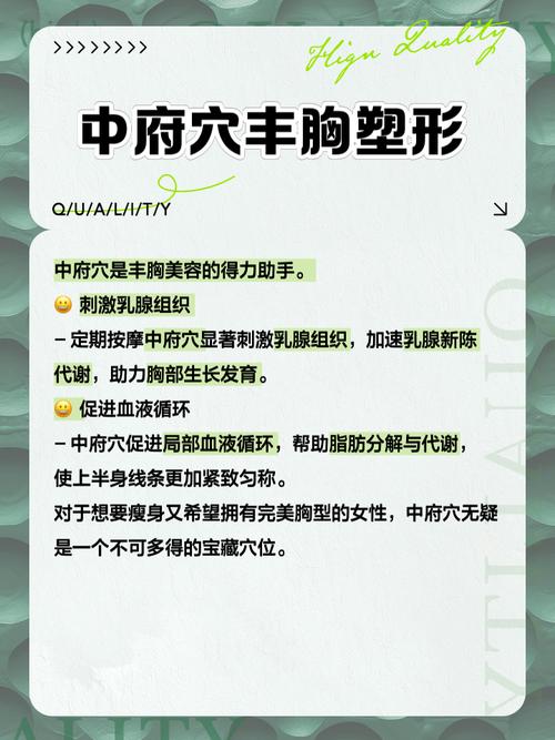 丰胸 按摩 背部 穴位