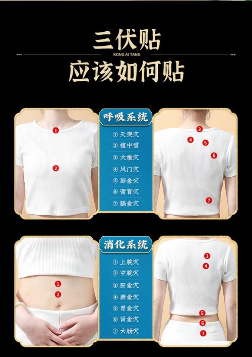 纳米穴位贴贴哪里个穴位