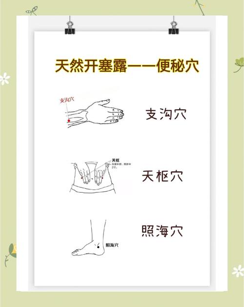 按摩什么穴位可以治便秘