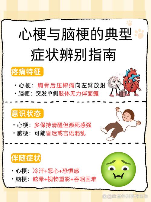 如何区分心梗脑梗和中风