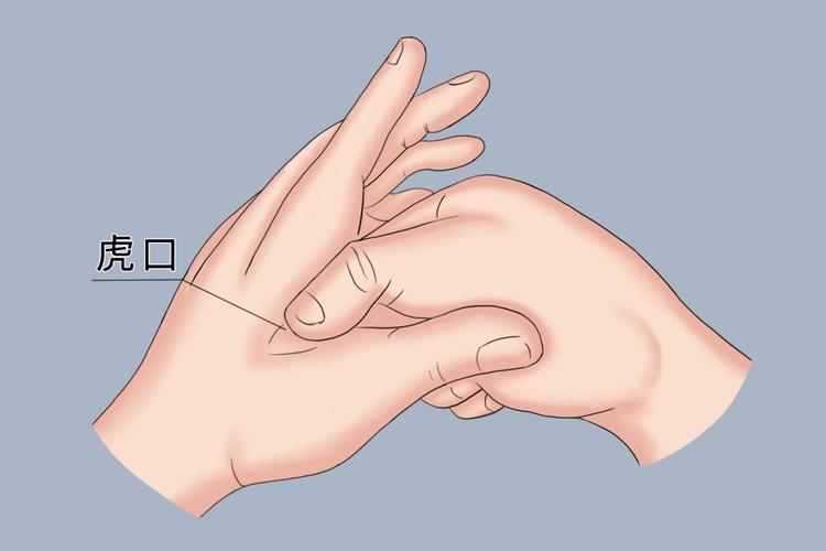 虎口穴位发青如何按摩