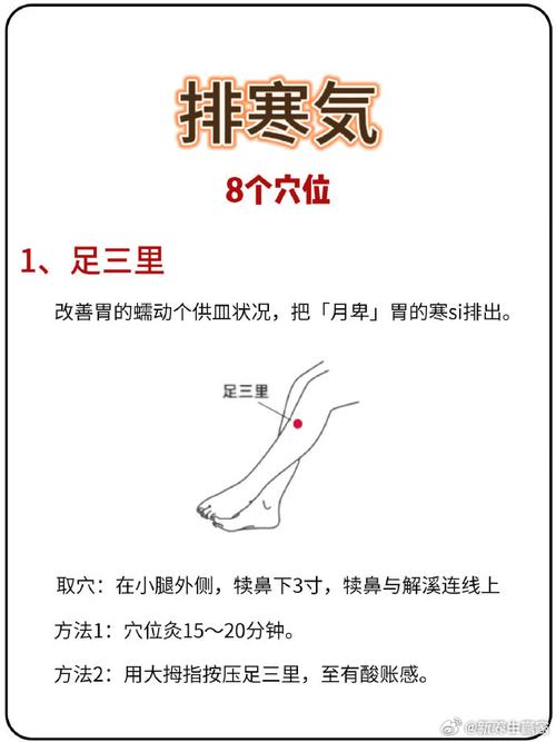 手脚冰冷按摩哪个穴位