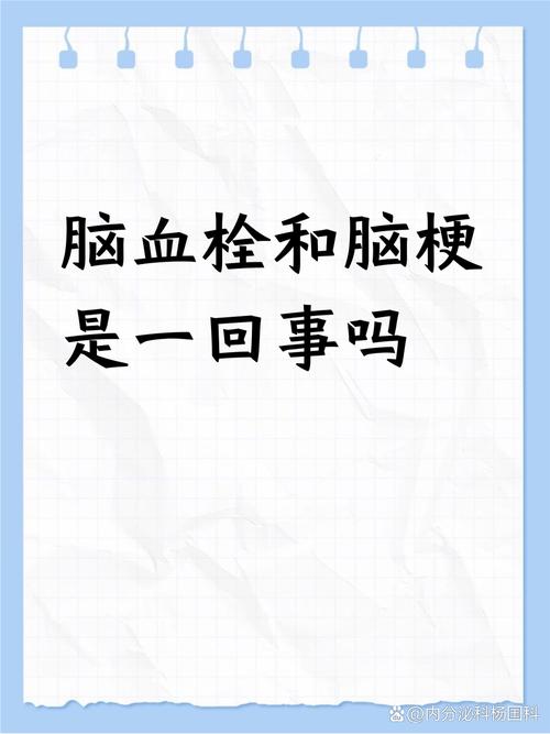 脑梗和脑血栓是一个病吗