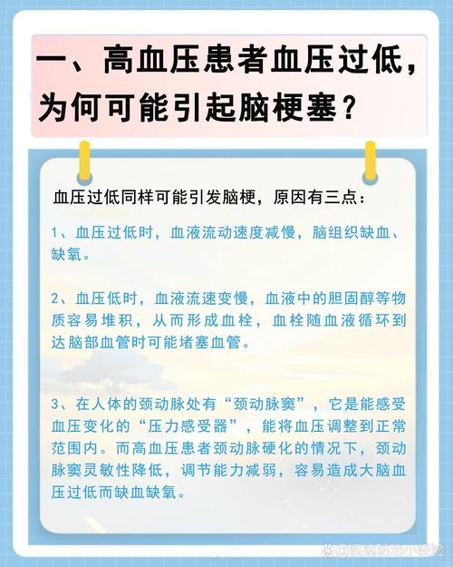 血压不高为啥会得脑梗