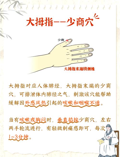 手指酸疼按摩什么穴位