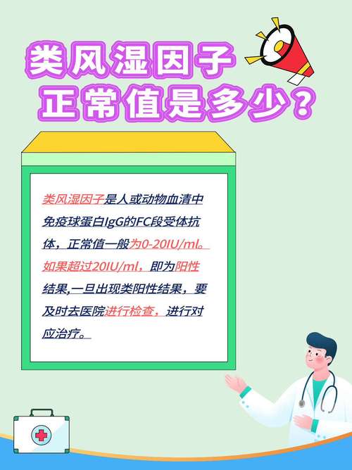 正常人类风湿因子是多少