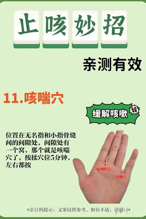 有点干咳按摩什么穴位