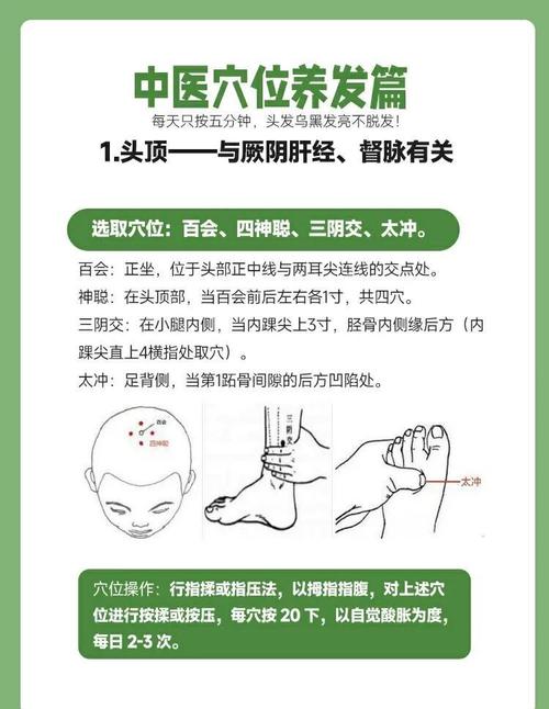 按摩哪些穴位可以生发