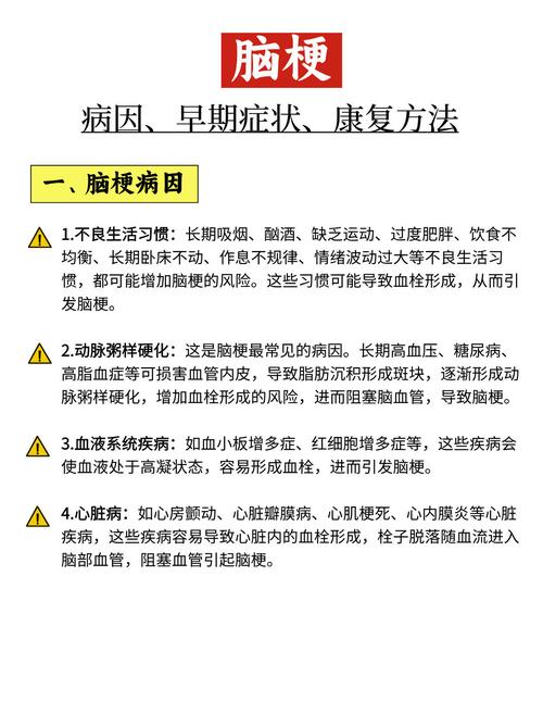 脑梗初期应该注意什么