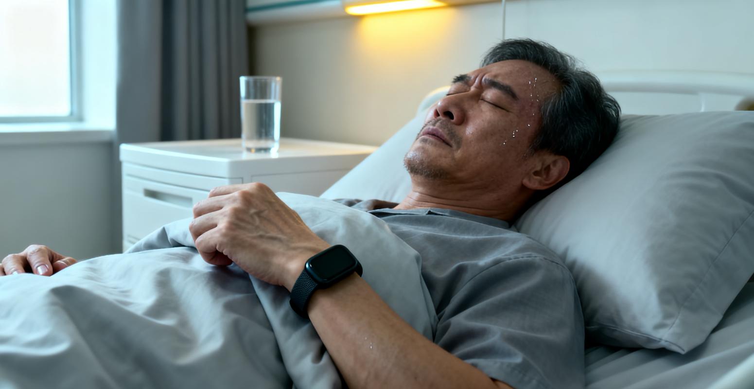 脑梗昏迷病人出现高烧