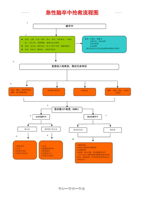 急性脑梗急诊抢救流程