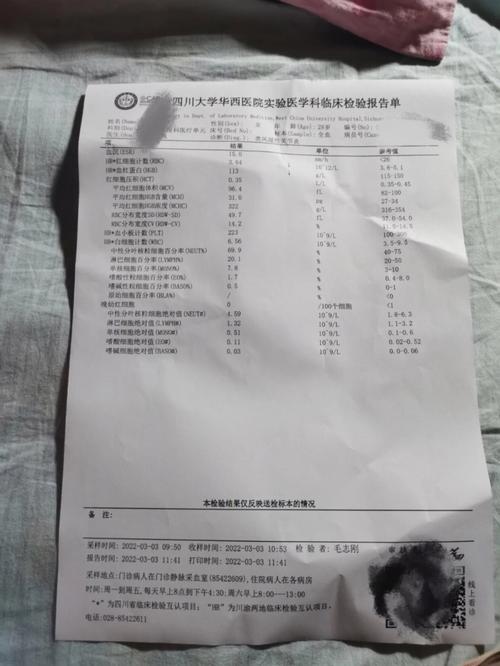 风湿类风湿化验单图片