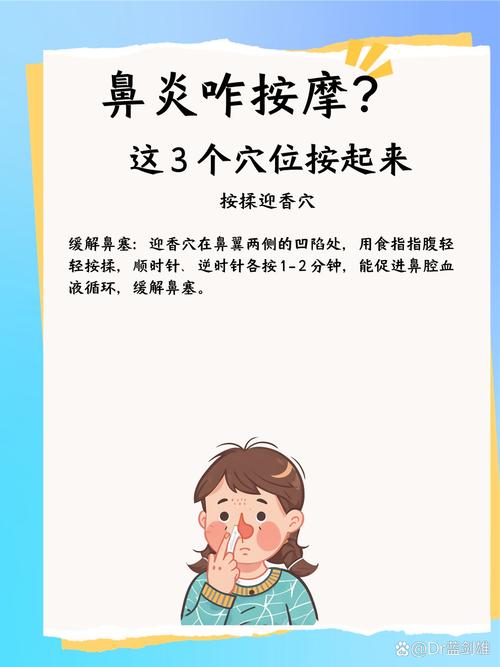 鼻炎的6个穴位治疗法