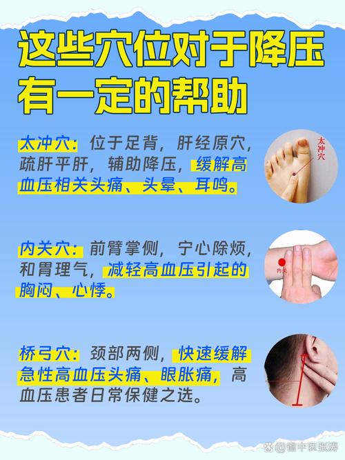 血压高按哪个穴位图示