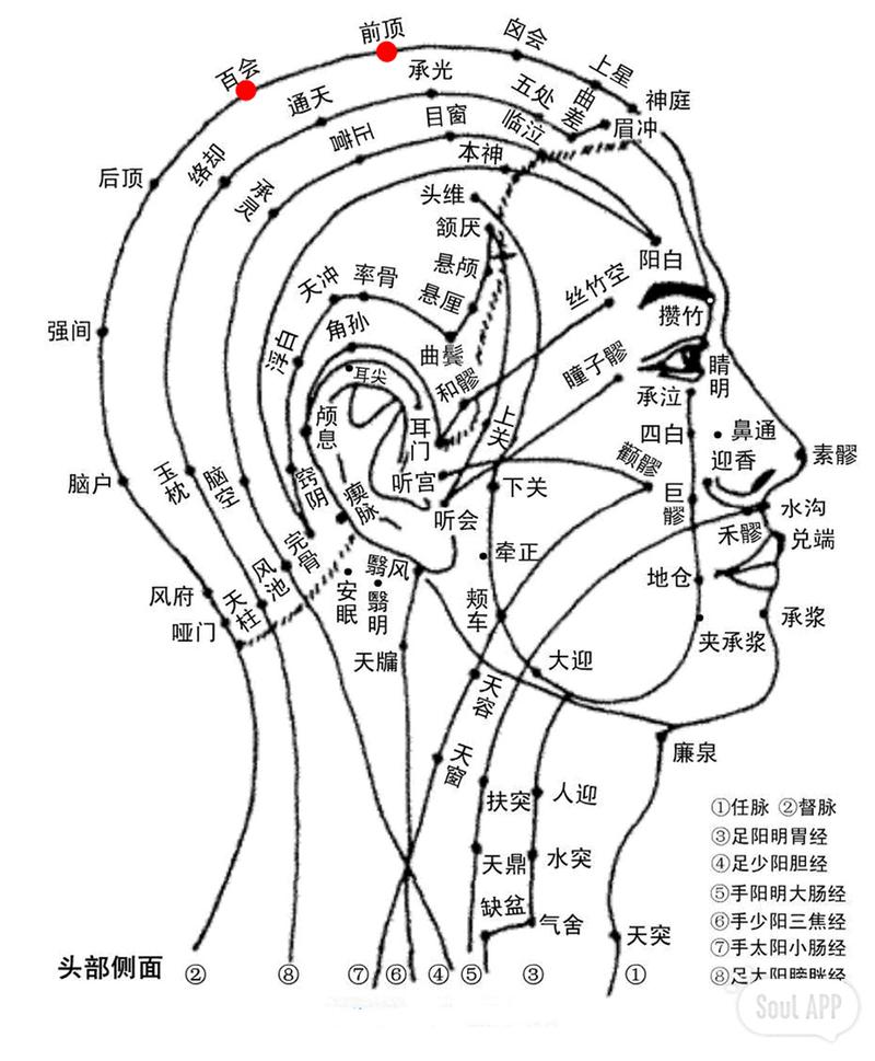 按摩穴位提高大脑智商
