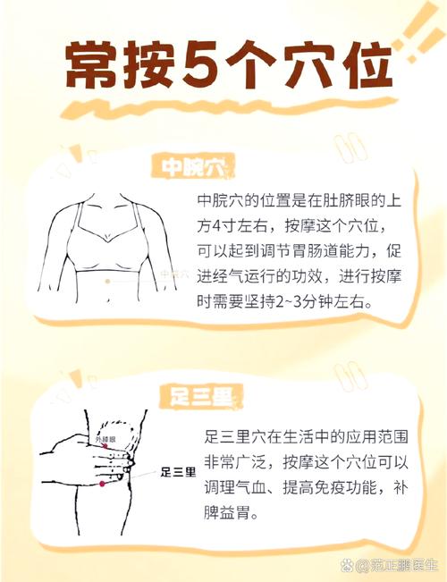 肚子周围的穴位及作用