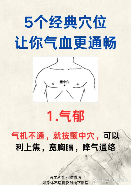 气滞血淤按摩什么穴位