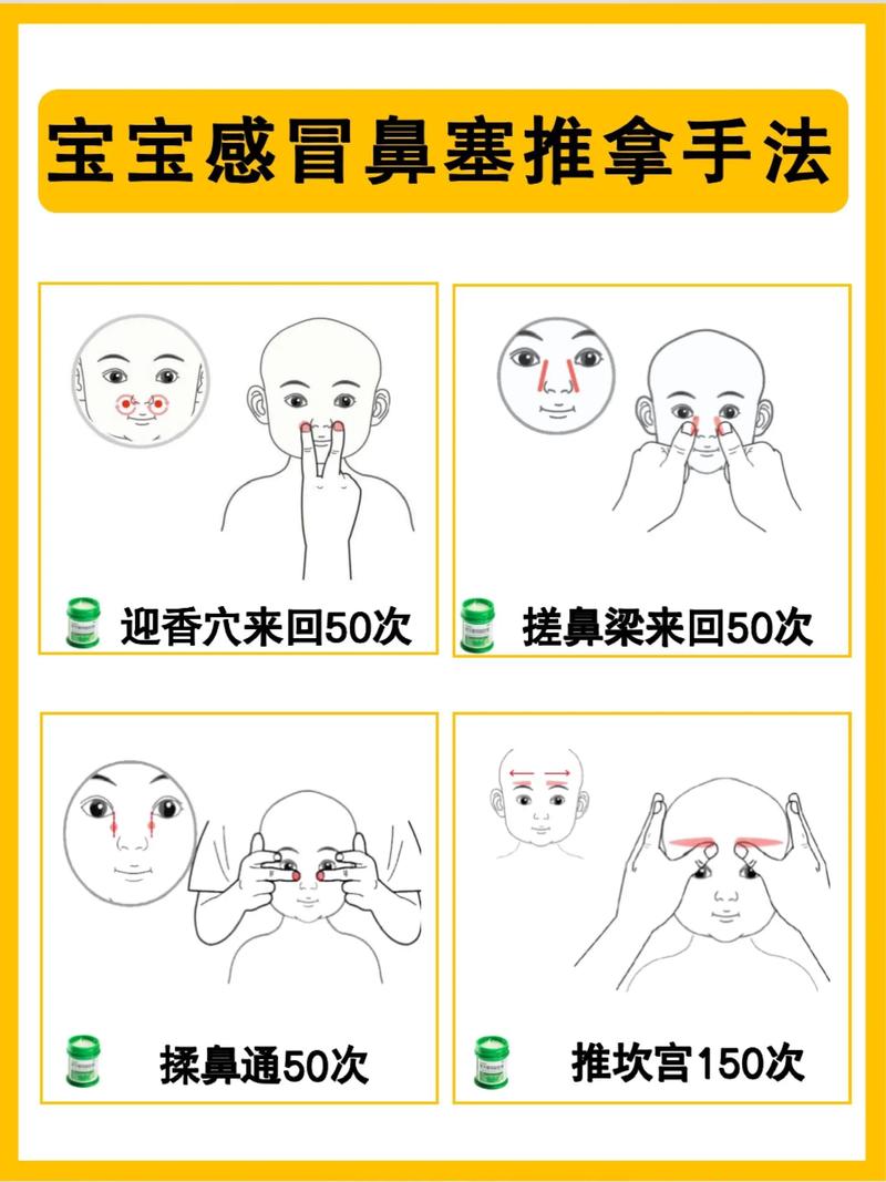 宝宝鼻塞推拿什么穴位