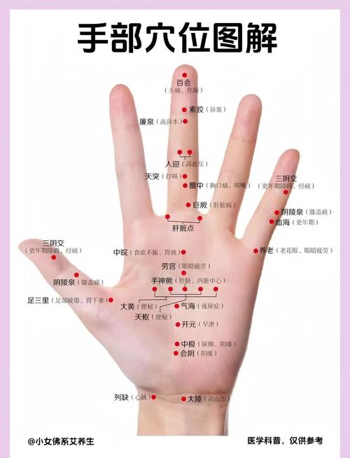 人体手掌穴位图解大全