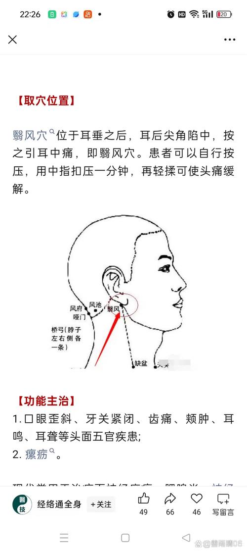 耳朵里面疼按什么穴位
