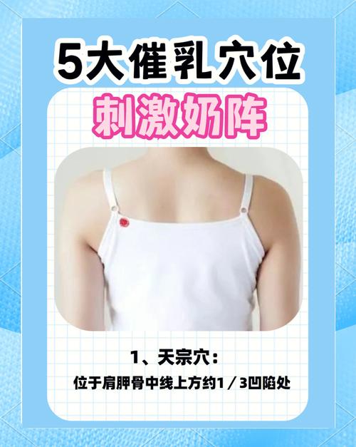 丰胸的按摩手法及穴位