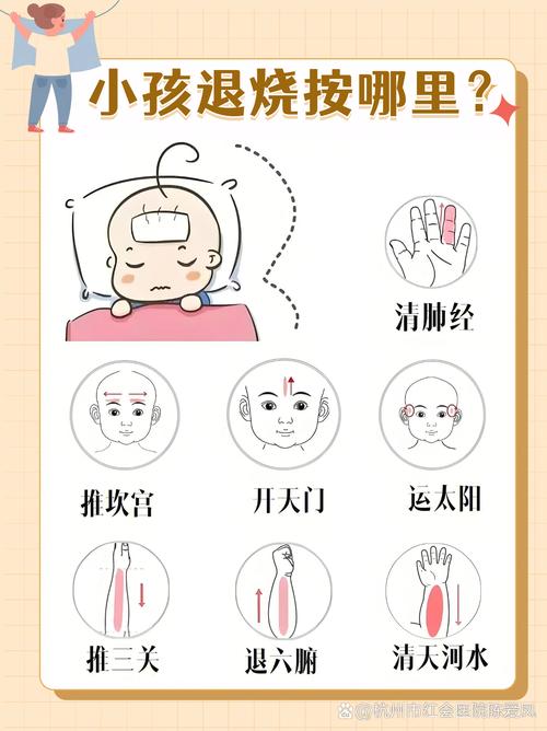 小孩子发烧按哪个穴位