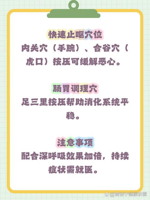 恶心想吐按摩哪个穴位