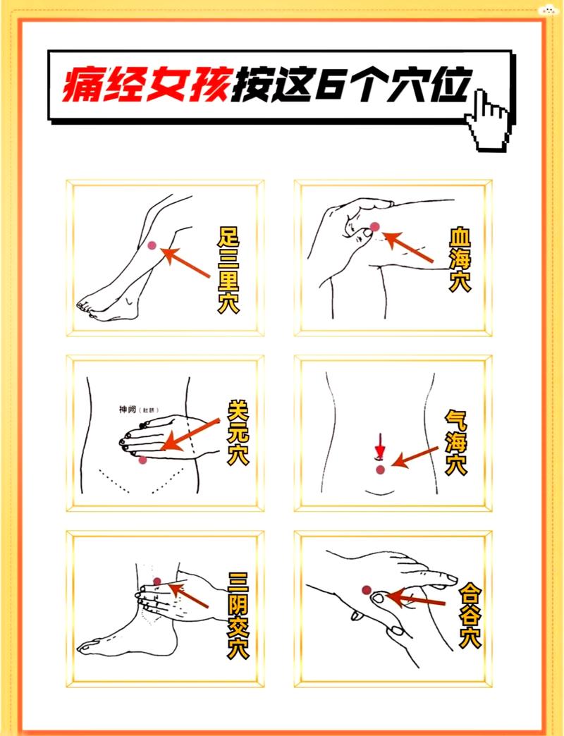 例假时间长按哪个穴位