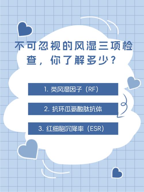 风湿三项是检查什么的