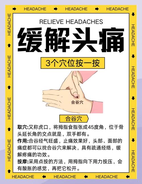 按哪个穴位缓解头胀