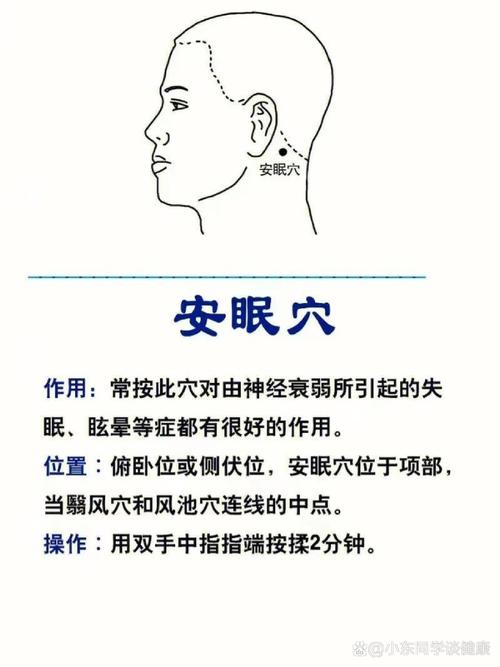 头部穴位按摩治失眠