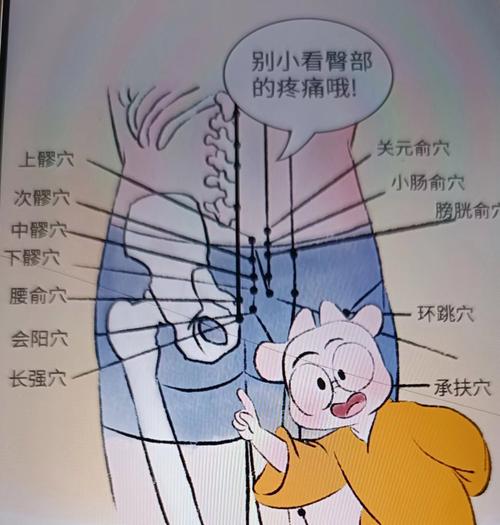 按摩后屁股穴位酸痛