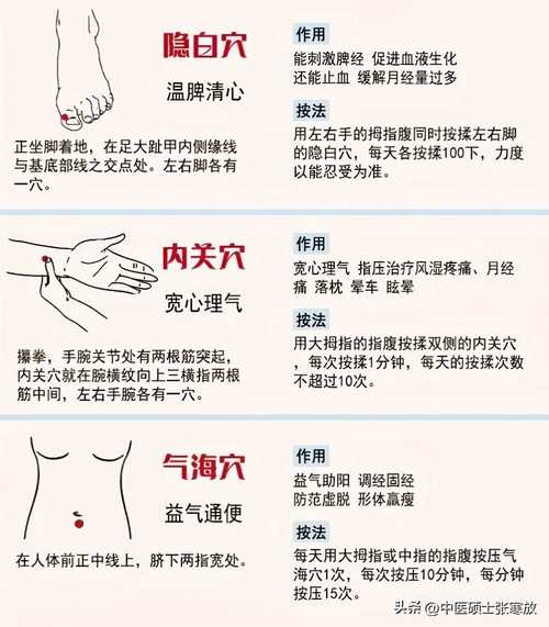 气血下沉按什么穴位