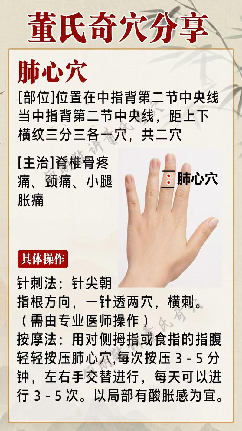 手中指上有什么穴位