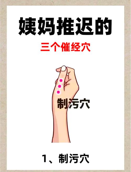 按摩手指穴位催月经