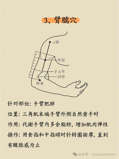 怎么按摩手臂穴位位