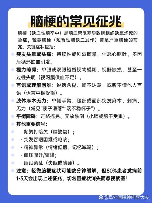 有了脑梗前兆能控制吗