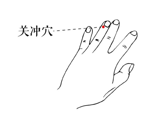 中了暑气按哪个穴位