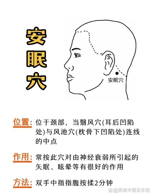 按那个穴位有助睡眠