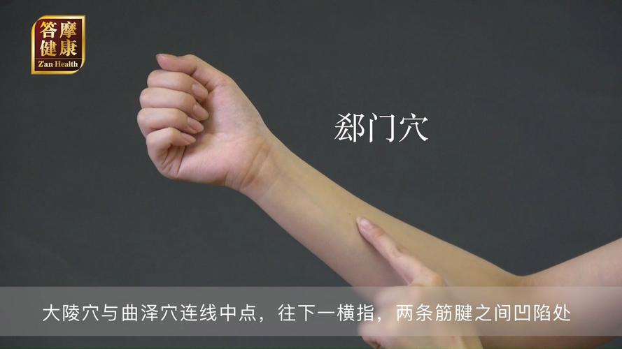 郄门准确位置图穴位