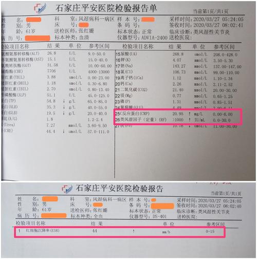风湿三项是抽血检查吗