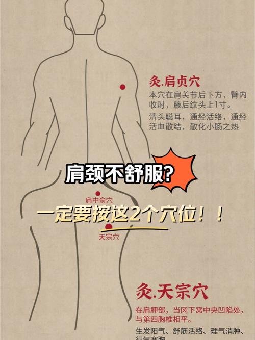 肩部按摩穴位及作用