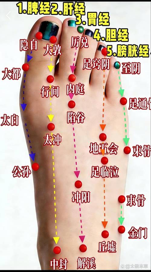 脚上放松大脑的穴位