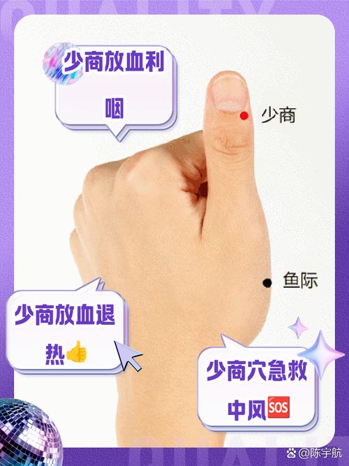 小手指末节穴位放血