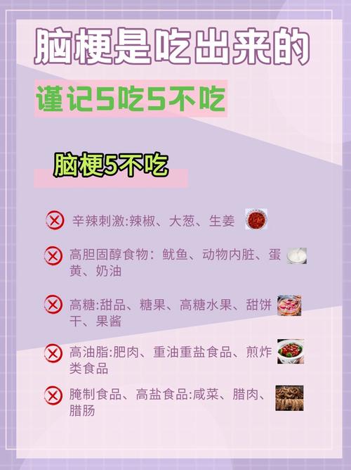 高血压脑梗不能吃什么