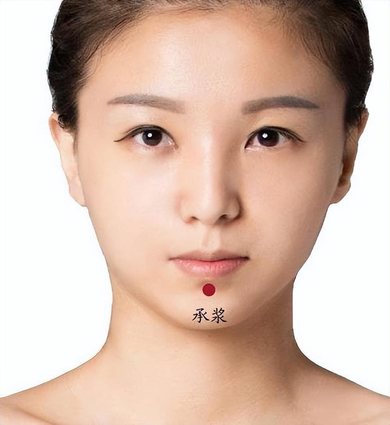 按摩颧骨下边的穴位