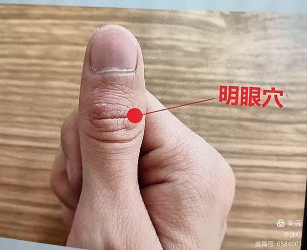 近视按手上哪个穴位