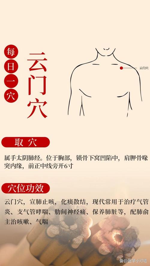 云门中府穴位位置图