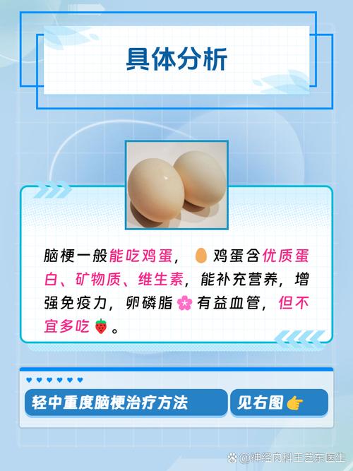 得了脑梗可以吃鸡蛋吗